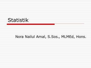 Statistik