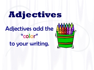 Adjectives