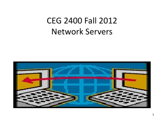 CEG 2400 Fall 2012 Network Servers