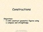 Constructions