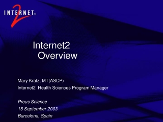 Internet2   Overview