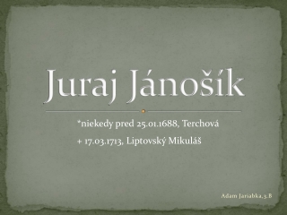 Juraj Jánošík