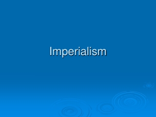 Imperialism