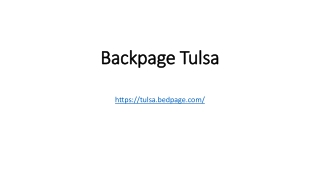 Backpage Tulsa