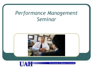 Performance Management Seminar