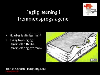 Faglig læsning i fremmedsprogsfagene