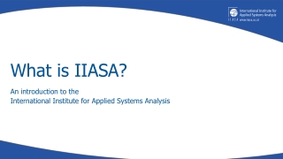 What is IIASA?