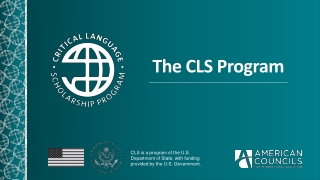 The CLS Program