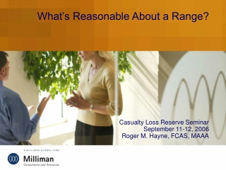 What’s Reasonable About a Range?