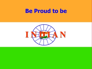 Be Proud to be