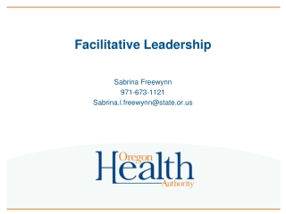 Facilitative Leadership