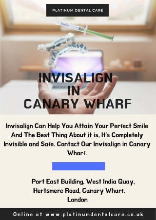 Invisalign in Canary Wharf