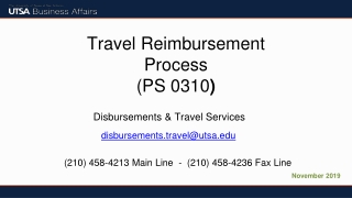 Travel Reimbursement  Process (PS 0310 )