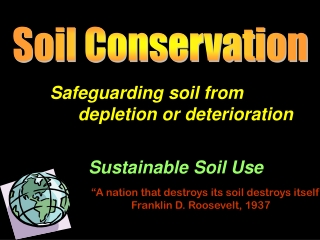 Soil Conservation