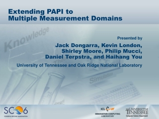 Extending PAPI to Multiple Measurement Domains