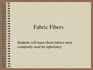 Fabric Fibers