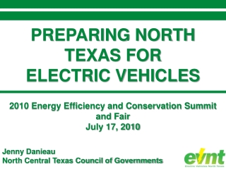 PREPARING NORTH TEXAS FOR  ELECTRIC VEHICLES