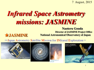 Infrared Space Astrometry missions: JASMINE