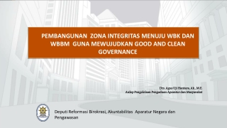 Deputi Reformasi Birokrasi ,  Akuntabilitas Aparatur  Negara  dan Pengawasan