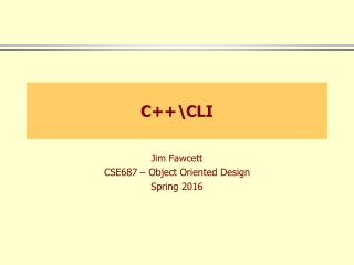 C++\CLI