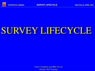 SURVEY LIFECYCLE