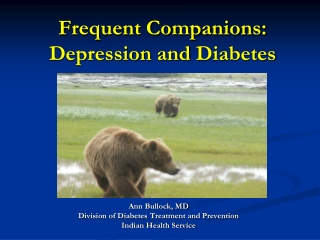 Frequent Companions: Depression and  Diabetes