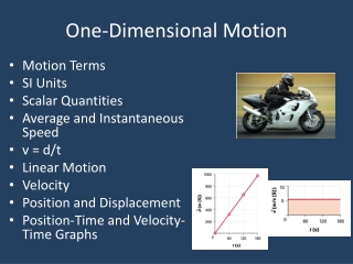 One-Dimensional Motion