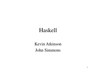 Haskell