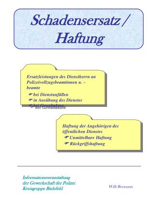 Informationsveranstaltung der Gewerkschaft der Polizei Kreisgruppe Bielefeld