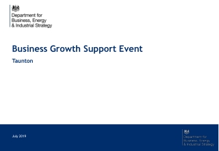 Business Growth Support Event Taunton