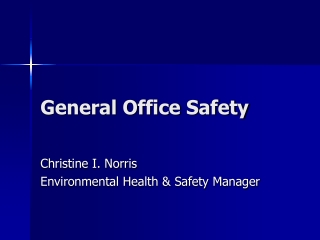 General Office Safety