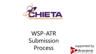 WSP-ATR Submission Process