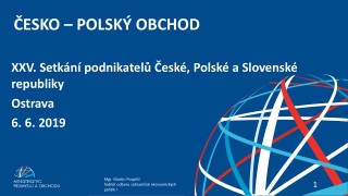 ČESKO – POLSKÝ OBCHOD