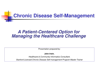 Chronic Disease Self-Management