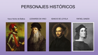 PERSONAJES HISTÓRICOS