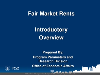 Fair Market Rents Introductory Overview