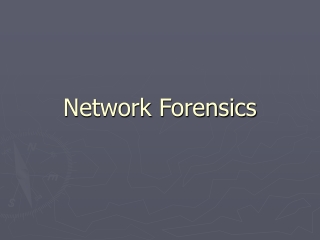 Network Forensics