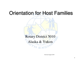 Orientation for Host Families