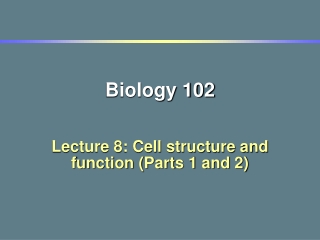 Biology 102