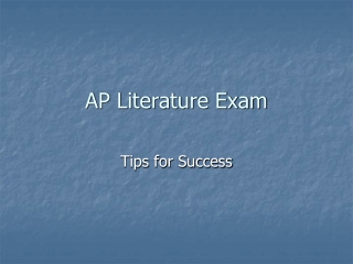 AP Literature Exam