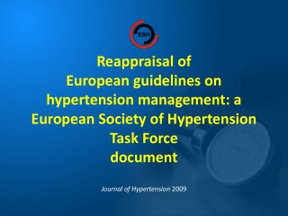 Journal of Hypertension  2 0 09