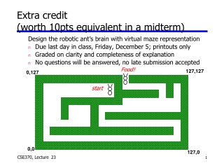 Extra credit  (worth 10pts equivalent in a midterm)