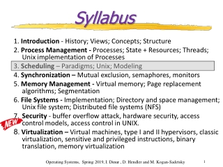 Syllabus