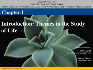 Introduction: Themes in the Study of Life