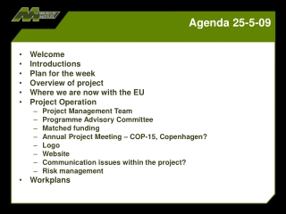 Agenda 25-5-09