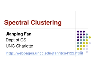 Spectral Clustering