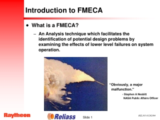 Introduction to FMECA