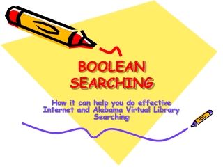 BOOLEAN SEARCHING