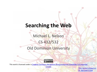 Searching the Web