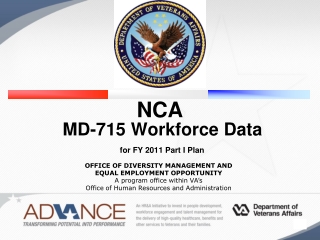 NCA  MD-715 Workforce Data    for FY 2011 Part I Plan